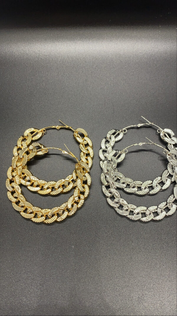 Fashion Chain Hoops